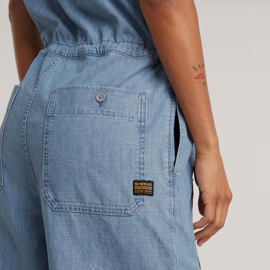 G-Star RAW Easy Jumpsuit Lichtblauw Dames - Foto 2