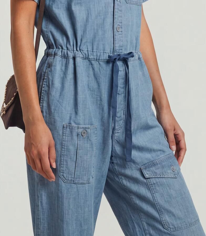 G-Star RAW Easy Jumpsuit Lichtblauw Dames - Foto 7