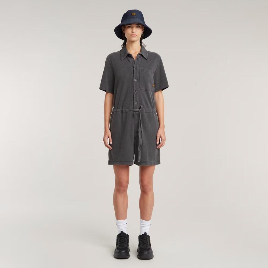 G-Star RAW Easy Short Jumpsuit Zwart Dames - Foto 3