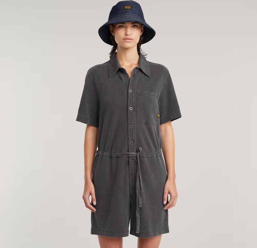 G-Star RAW Easy Short Jumpsuit Zwart Dames - Foto 3