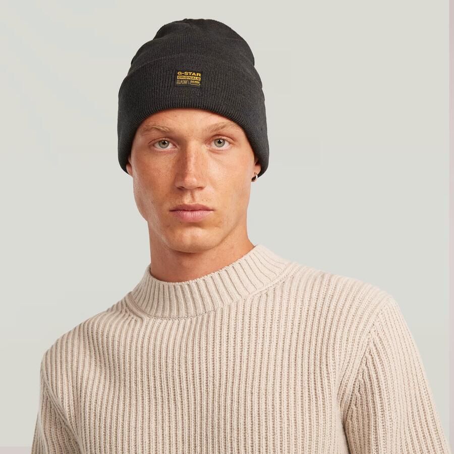 G-Star RAW Effo 2-set Beanie en Sjaal Grijs Heren - Foto 2