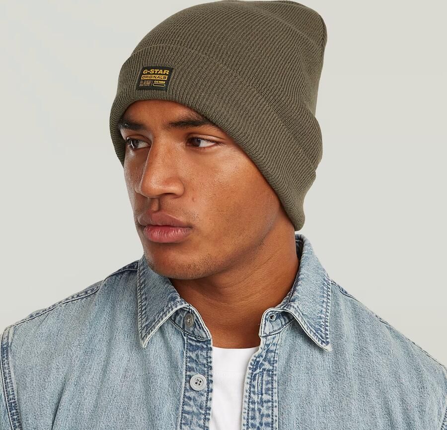 G-Star RAW Effo Long Beanie Bruin Heren - Foto 3