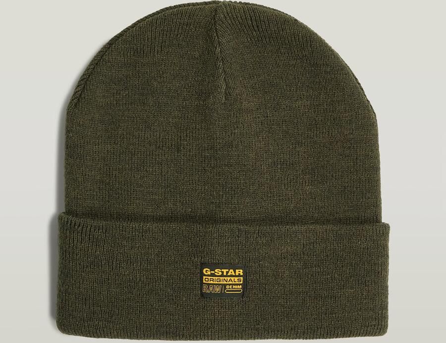 G-Star RAW Beanie Effo Long Beanie met applicatie vooraan - Foto 4