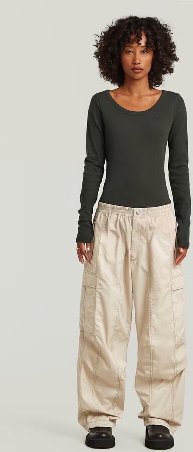 G-Star RAW Elevated Parachute Broek Beige Dames - Foto 6