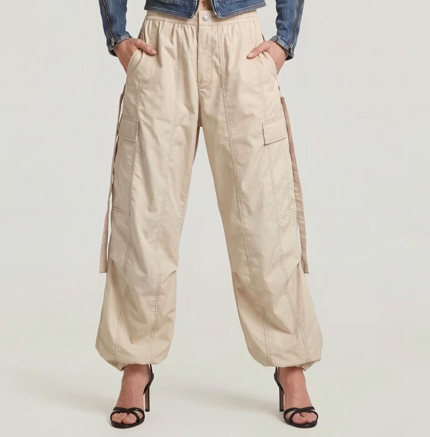 G-Star RAW Elevated Parachute Broek Beige Dames - Foto 4