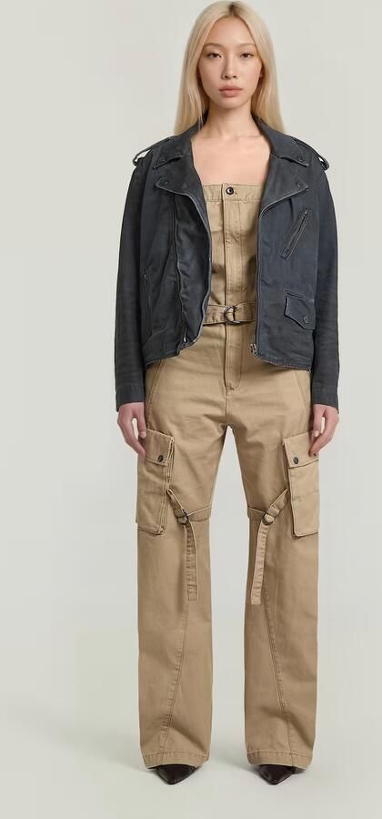 G-Star RAW Elevated Tuinbroek Beige Dames - Foto 7