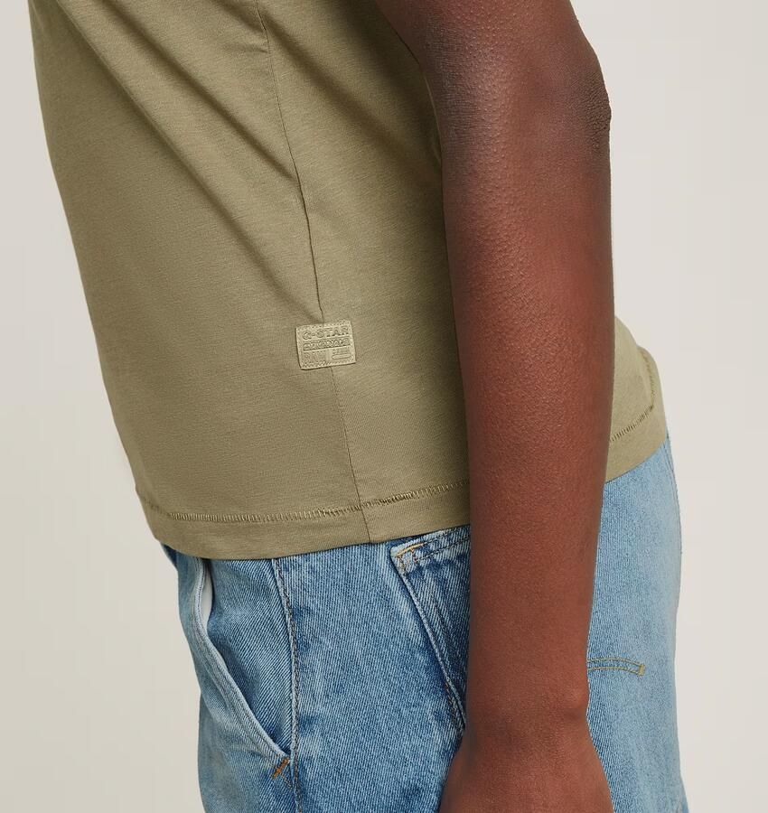 G-Star RAW Embro G-Script Logo Top Groen Dames - Foto 7