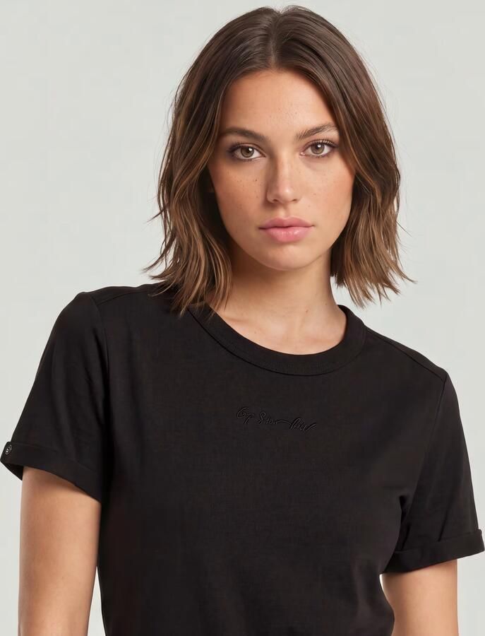 G-Star RAW Embro G-Script Logo Top Zwart Dames - Foto 8