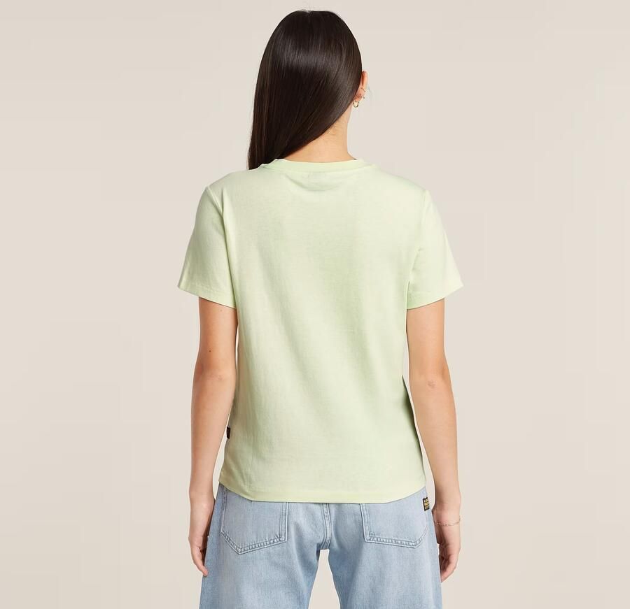 G-Star RAW Embro Logo T-shirt Groen Dames - Foto 4