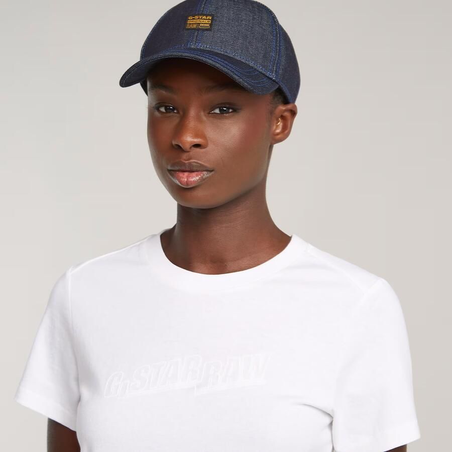 G-Star RAW Embro Logo T-shirt Wit Dames - Foto 4