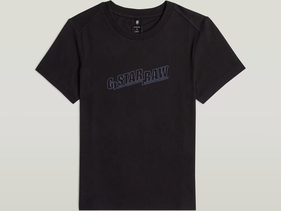 G-Star RAW Embro Logo T-shirt Zwart Dames - Foto 6