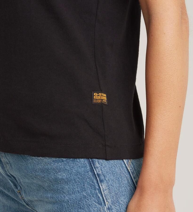 G-Star RAW Embro Logo T-shirt Zwart Dames - Foto 5