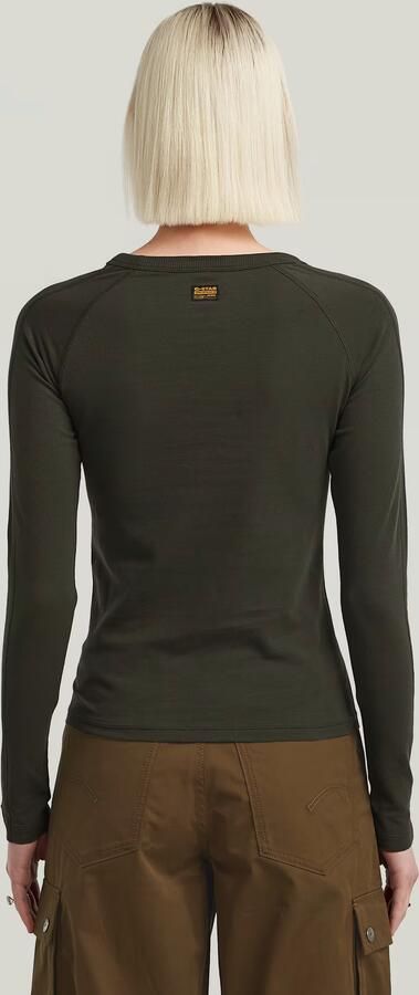 G-Star RAW Embro Patch Slim T-shirt Grijs Dames - Foto 6