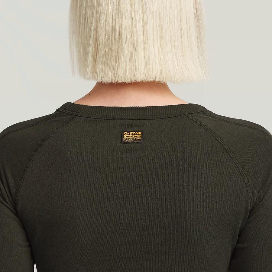 G-Star RAW Embro Patch Slim T-shirt Grijs Dames