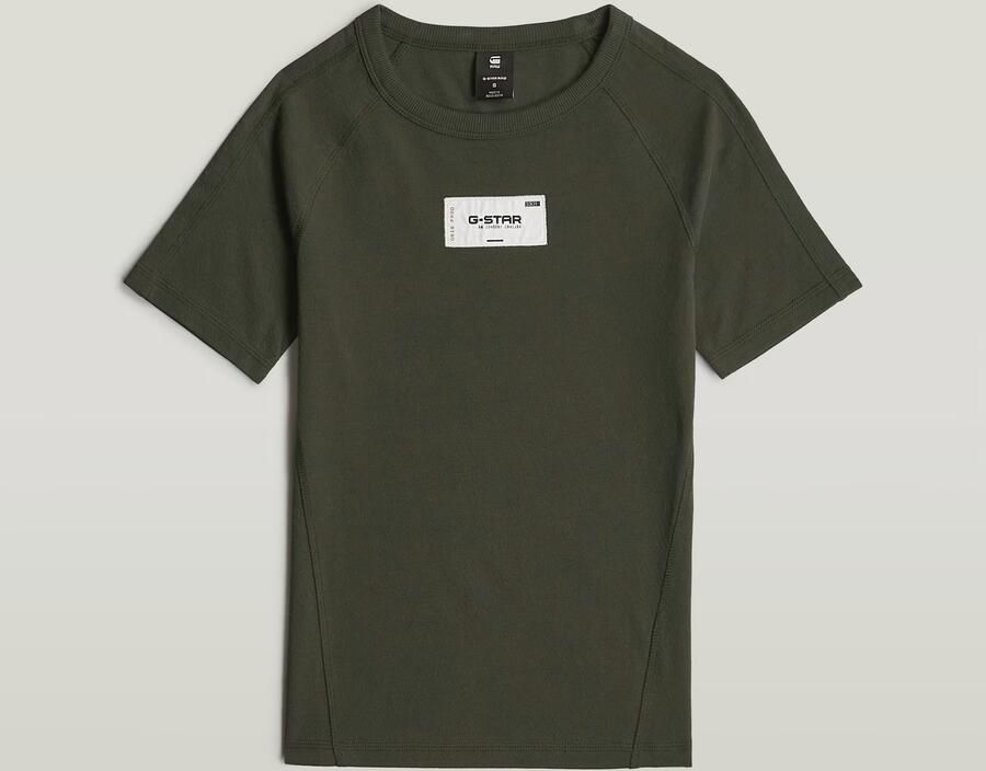 G-Star RAW Embro Patch Slim T-shirt Grijs Dames - Foto 3