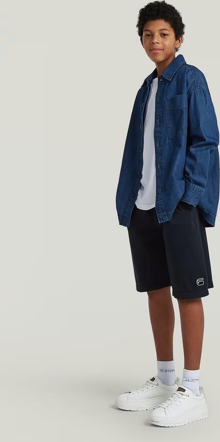 G-Star RAW Entry Sweatshort voor jongens Donkerblauw jongens - Foto 4