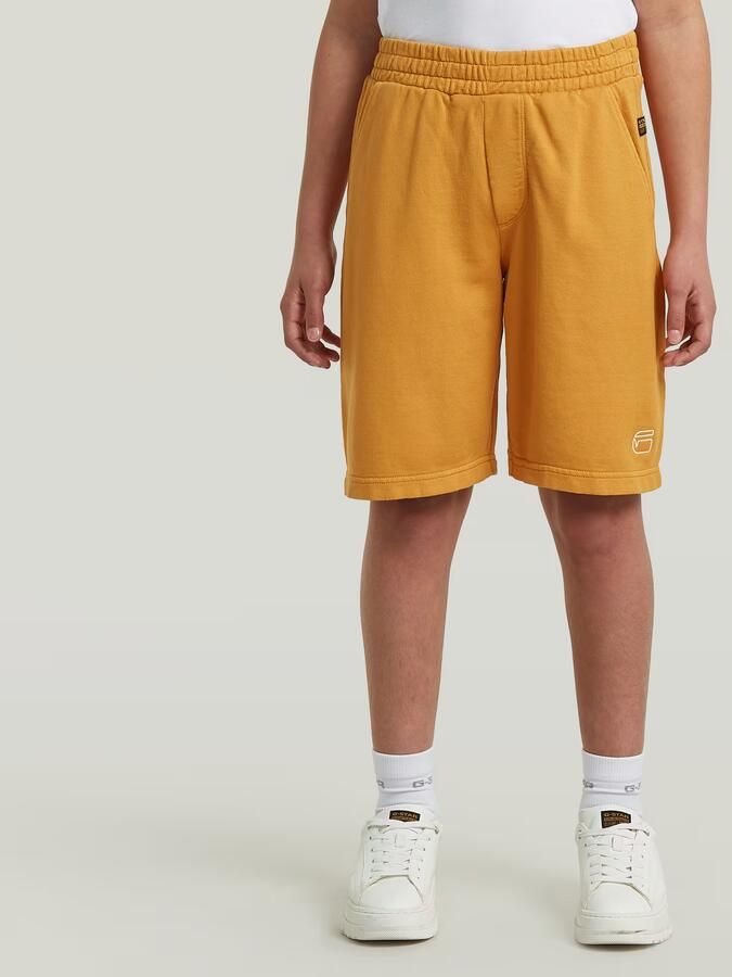 G-Star RAW Entry Sweatshort voor jongens Geel jongens