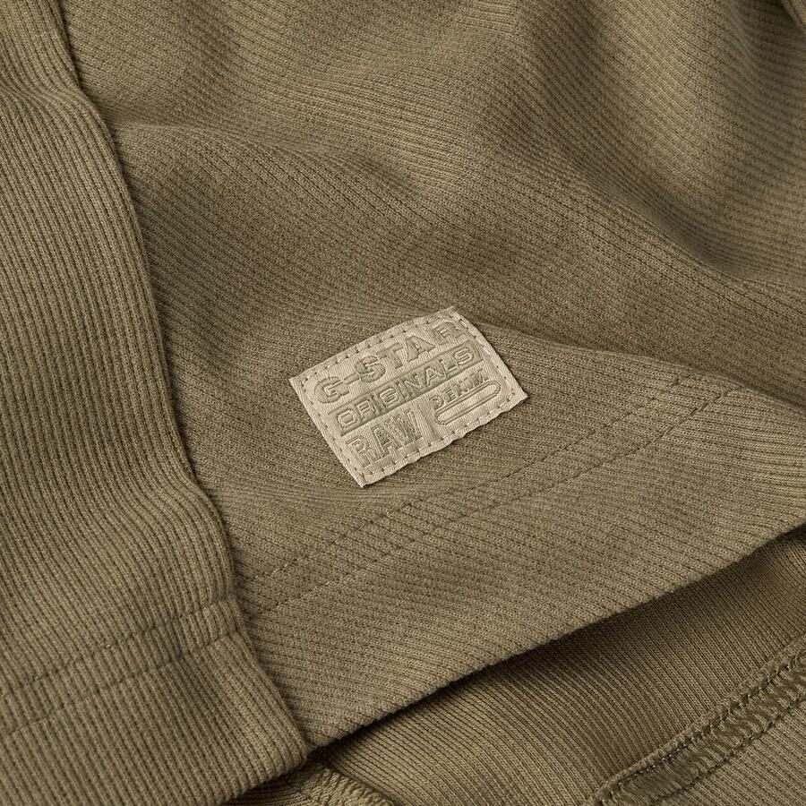 G-Star RAW Ergonomic Slim Rib Jurk Groen Dames - Foto 5