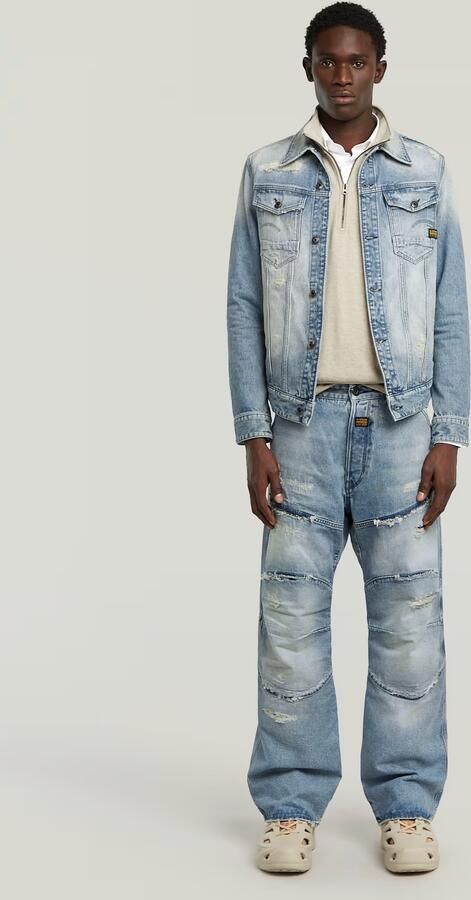 G-Star RAW Essential Arc 3D Unisex Jack Midden blauw Heren - Foto 6