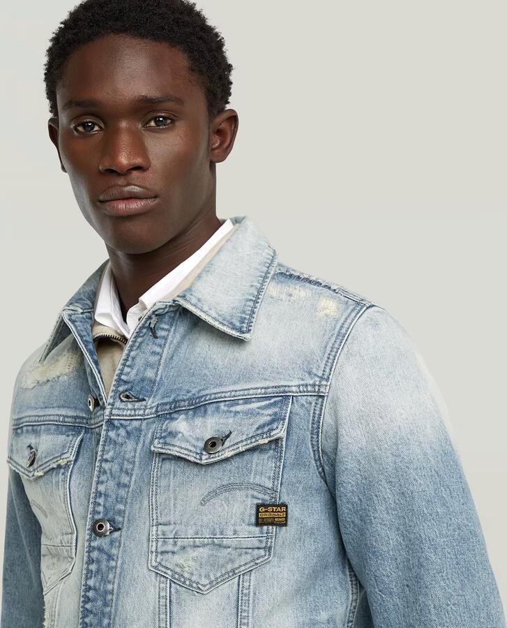 G-Star RAW Essential Arc 3D Unisex Jack Midden blauw Heren - Foto 4