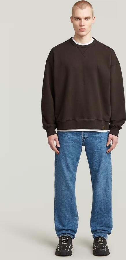 G-Star RAW Essential Loose Sweater Bruin Heren - Foto 5