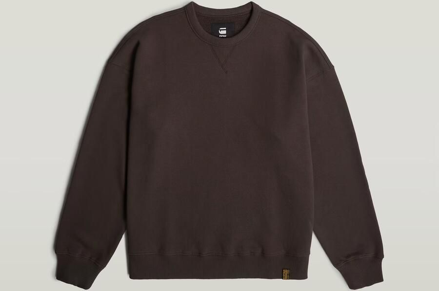 G-Star RAW Essential Loose Sweater Bruin Heren - Foto 3