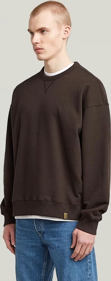 G-Star RAW Essential Loose Sweater Bruin Heren - Foto 6