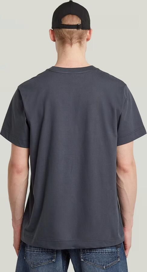G-Star RAW Essential Loose T-shirt Donkerblauw Heren - Foto 4