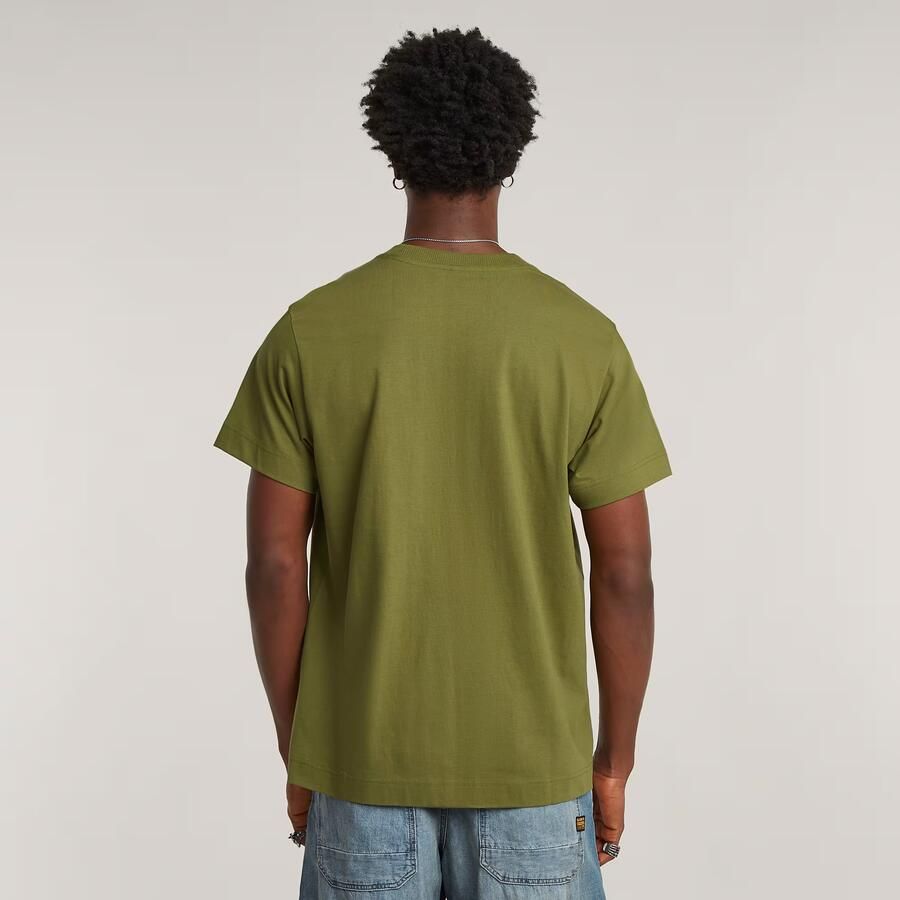 G-Star RAW Essential Loose T-shirt Groen Heren