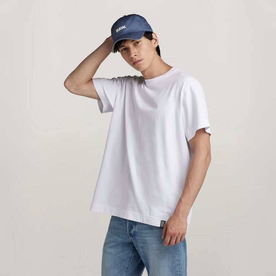 G-Star Raw T-shirt met labeldetail model 'Essential loose'