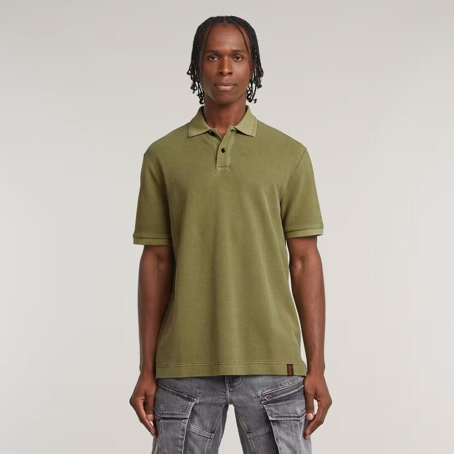 G-Star RAW Essential Polo Groen Heren - Foto 7