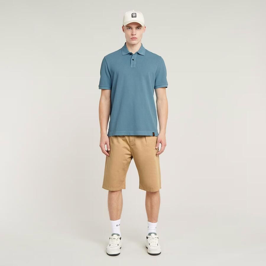 G-Star RAW Essential Polo Midden blauw Heren - Foto 2