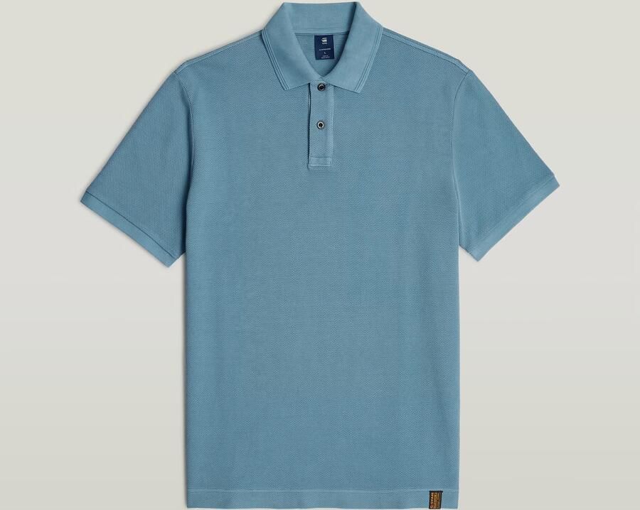 G-Star RAW Essential Polo Midden blauw Heren - Foto 6