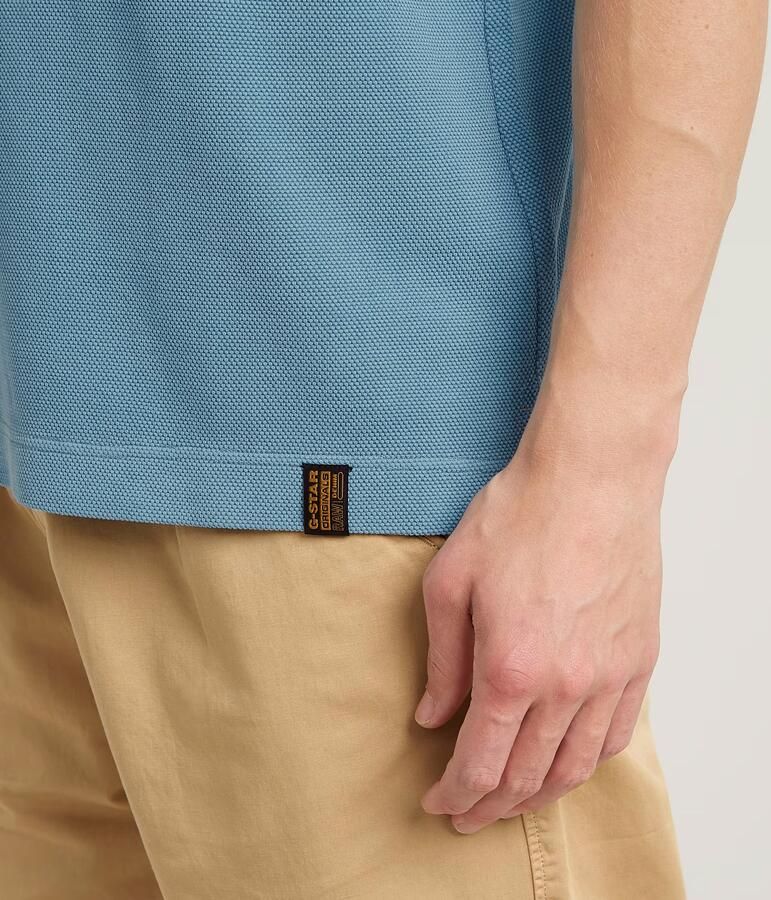 G-Star RAW Essential Polo Midden blauw Heren - Foto 5