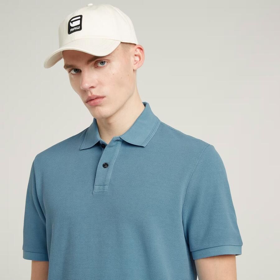 G-Star RAW Essential Polo Midden blauw Heren - Foto 3