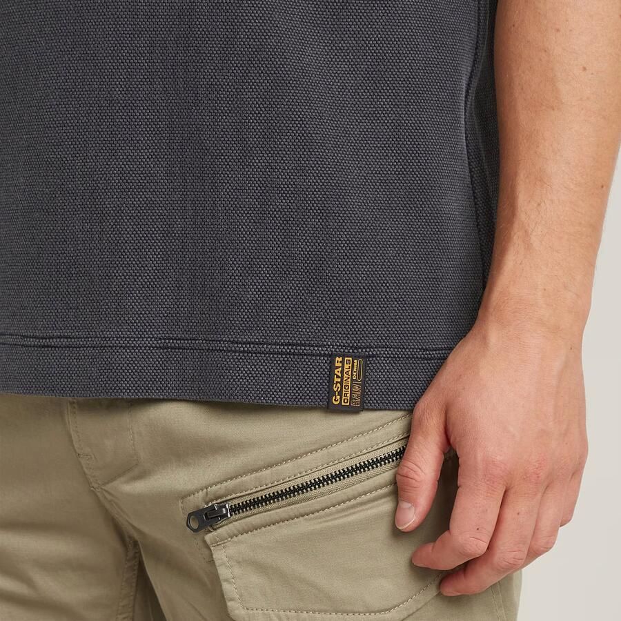 G-Star Raw Poloshirt met structuurpatroon - Foto 3