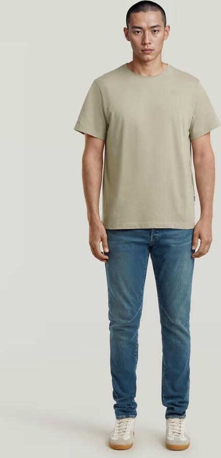 G-Star RAW Essential Raw Neck T-shirt Groen Heren - Foto 6