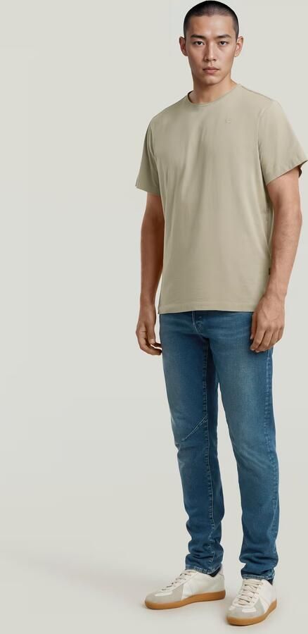 G-Star RAW Essential Raw Neck T-shirt Groen Heren - Foto 5
