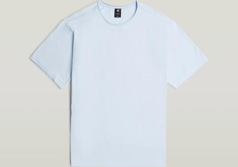 G-Star RAW Essential Raw Neck T-shirt Lichtblauw Heren - Foto 2