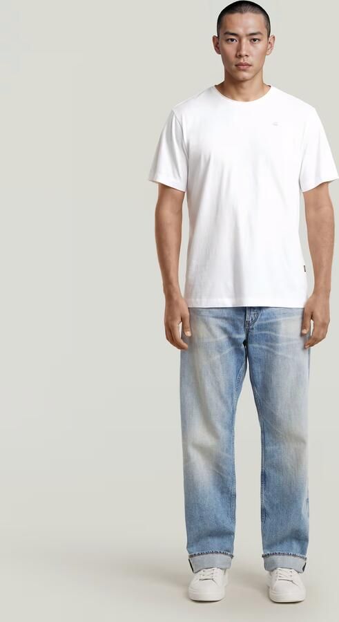 G-Star RAW Essential Raw Neck T-shirt Wit Heren - Foto 3