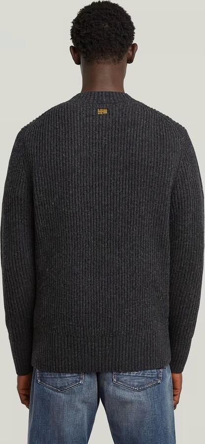 G-Star RAW Essential Ribbed Gebreide Trui Meerkleurig Heren