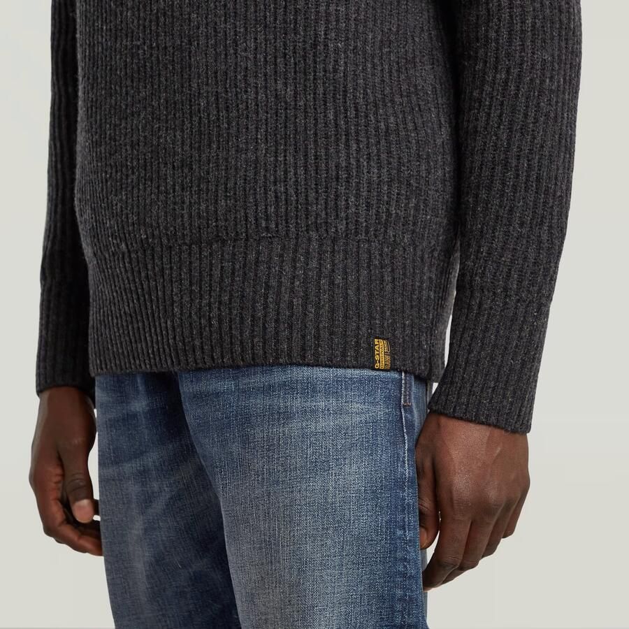 G-Star RAW Essential Ribbed Gebreide Trui Meerkleurig Heren - Foto 2
