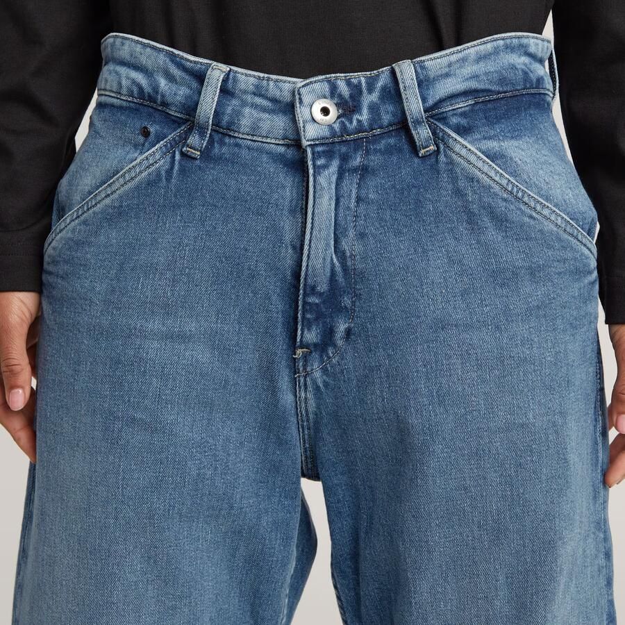 G-Star RAW Eve Low Wide Leg Jeans Midden blauw Dames - Foto 3