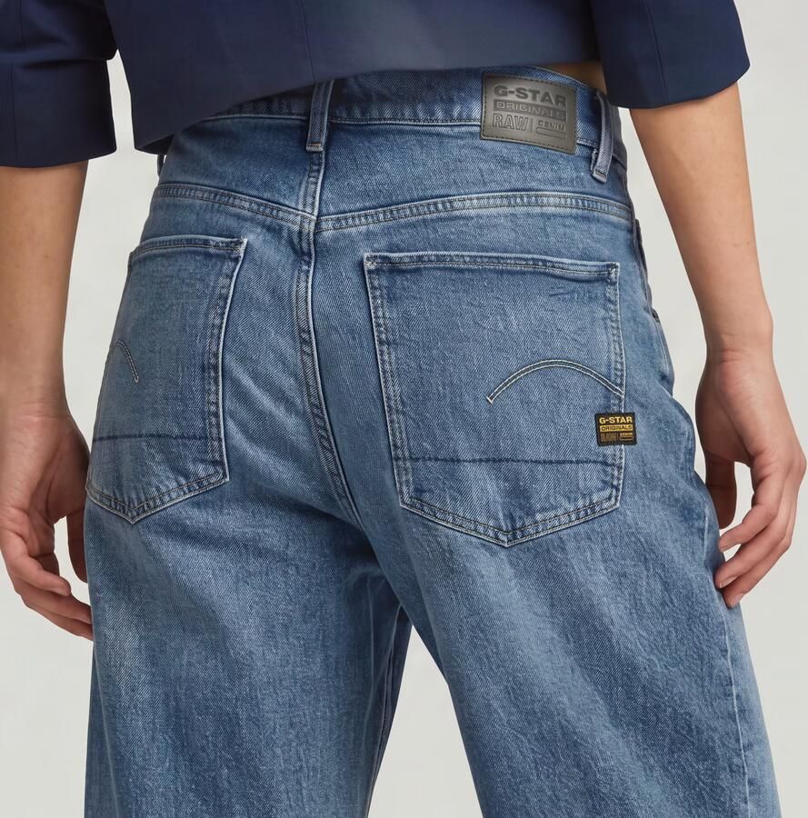 G-Star RAW Eve Low Wide Leg Jeans Midden blauw Dames - Foto 4