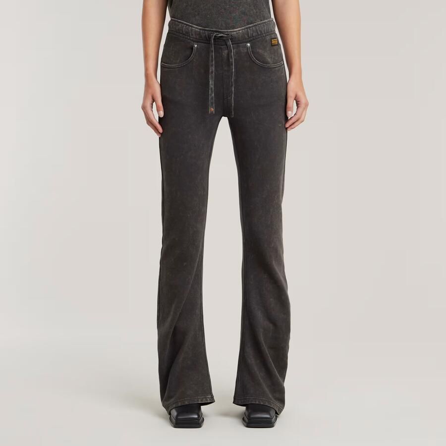 G-Star RAW Extra Long Flared Sweatpant Grijs Dames - Foto 7