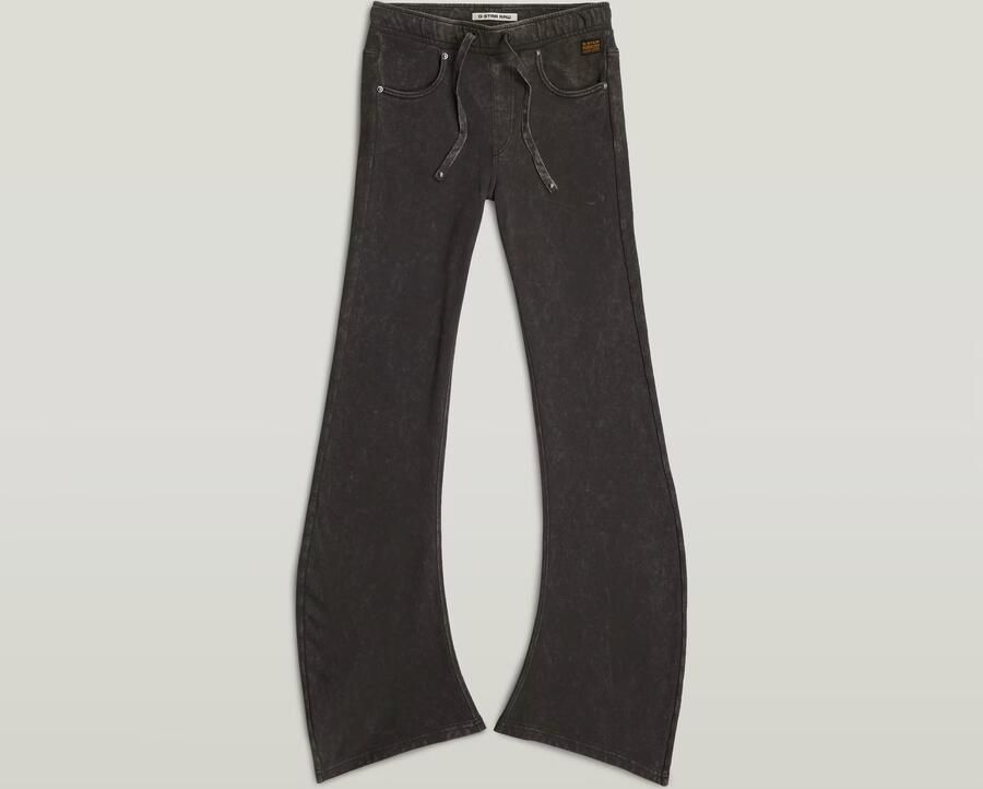 G-Star RAW Extra Long Flared Sweatpant Grijs Dames - Foto 6