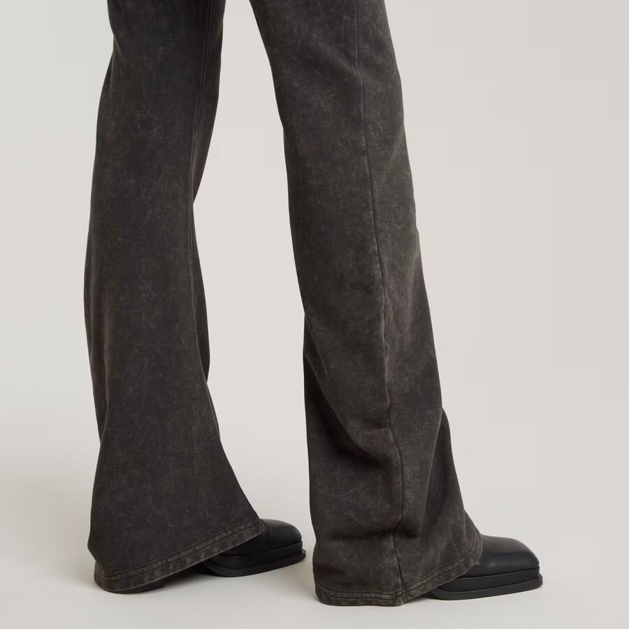 G-Star RAW Extra Long Flared Sweatpant Grijs Dames