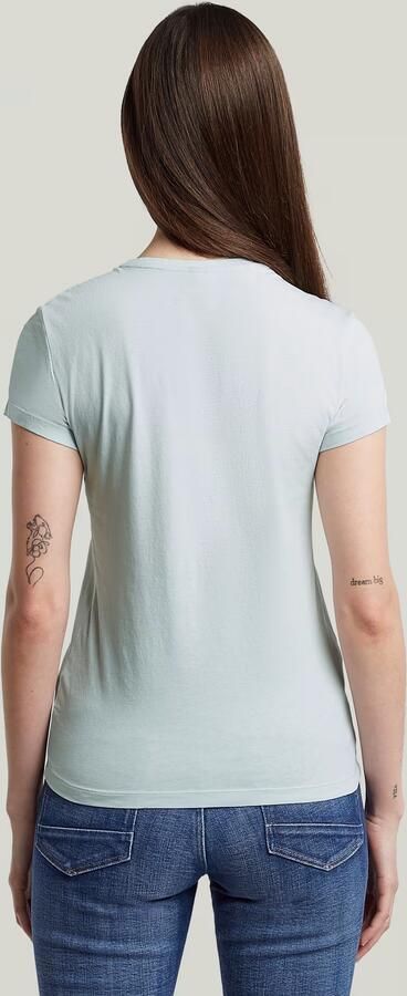 G-Star Raw Slim fit T-shirt met labelstitching model 'Eyben' - Foto 5