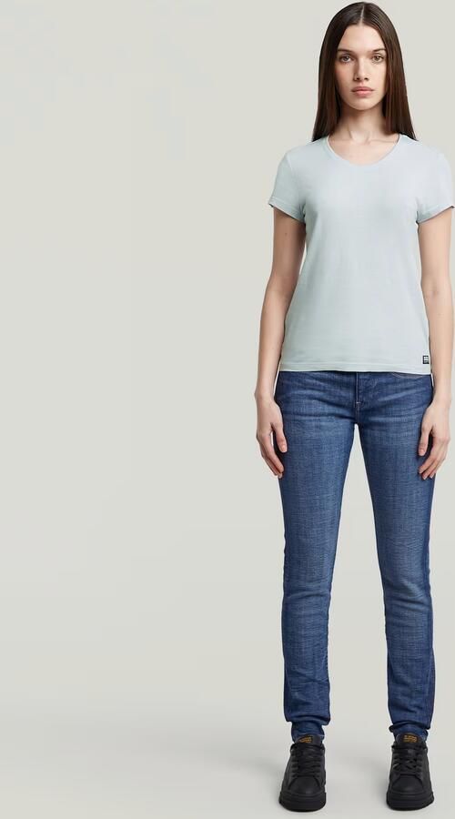G-Star Raw Slim fit T-shirt met labelstitching model 'Eyben' - Foto 3