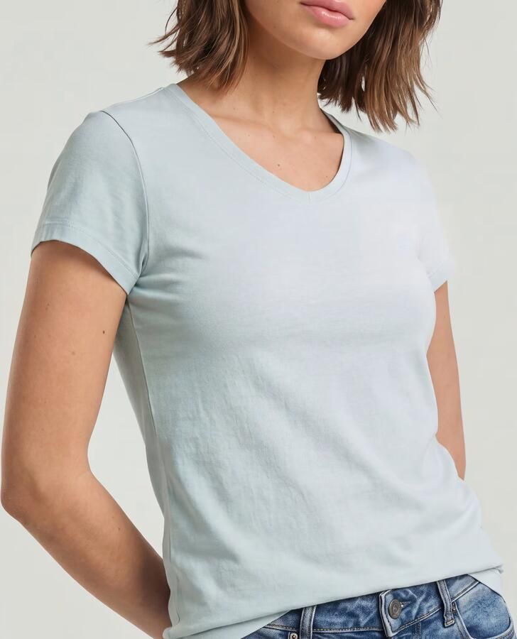 G-Star Raw Slim fit T-shirt met labelstitching model 'Eyben' - Foto 3